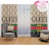 Gucci Gc Type 19 Shower Curtain Waterproof Luxury Bathroom Mat Set