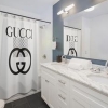 Gucci Gc Type 2 Shower Curtain Waterproof Luxury Bathroom Mat Set