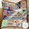 I Love You From Here To Puerto Rico Quilt Blanket