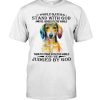 I Would Rather Stand With God And Be Judged By The World Dachshund Shirt