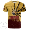 IUPUI Jaguars All Over Print T-shirt Men's Basketball Net Grunge Pattern- NCAA