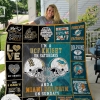 I'm A Ucf Knight On Saturdays And A Miami Dolphin On Sundays Quilt Blanket
