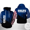 Indianapolis Colts NFL Team US 3D Printed Hoodie Zipper Hooded Jacket