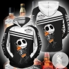 Jack Skellington Jack Daniels 3D Printed Hoodie Zipper Hooded Jacket