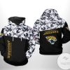 Jacksonville Jaguars NFL Camo Veteran Team 3D Printed Hoodie Zipper Hooded Jacket