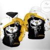 Jacksonville Jaguars NFL Skull Punisher Team 3D Printed Hoodie Zipper Hooded Jacket