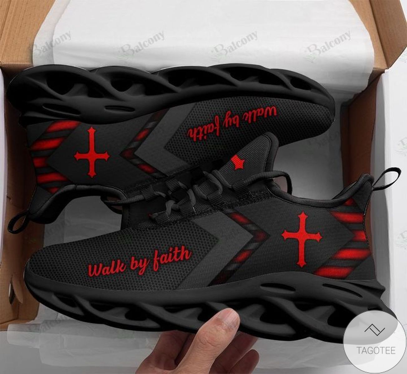 Jesus Yeezy Running Walk By Faith Max Soul Shoes