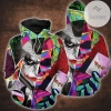 Joker Color Mesmerize Art 3D Printed Hoodie Zipper Hooded Jacket