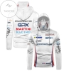 Julien Andlauer Porsche Gpx Martini Racing Michelin All Over Print 3D Gaiter Hoodie - White