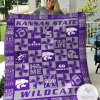 Kansas State Wildcats Version Quilt Blanket