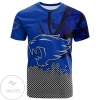 Kentucky Wildcats All Over Print T-shirt Men's Basketball Net Grunge Pattern- NCAA