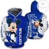 Kentucky Wildcats Mickey 3D Printed Hoodie Zipper Hooded Jacket