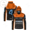 Lando Norris Ln4 Mclaren F1 Team Racing Dell Technologies A Better Tomorrow All Over Print 3D Gaiter Hoodie - Black