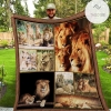 Lion Family Washable Quilt Blanket