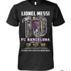 Lionel Messi 10 Fc Barcelona Thank You Shirt