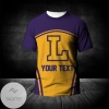 Lipscomb Bisons All Over Print T-shirt Curve Style Sport- NCAA