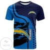 Los Angeles Chargers All Over Print T-shirt My Team Sport Style- NFL
