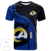 Los Angeles Rams All Over Print T-shirt My Team Sport Style- NFL