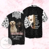 Love Labrador Retriever Loyal Agile Brave Reliable Affection Devote Obedient Robust Graphic Print Short Sleeve Hawaiian Casual Shirt