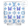 Lv Butterfly Luxury Type 74 Shower Curtain Waterproof Luxury Bathroom