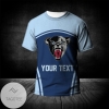 Maine Black Bears All Over Print T-shirt Curve Style Sport- NCAA