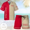 Maker's Mark All Over Print 3D Combo Hawaiian Shirt & Beach Shorts