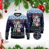 Manchester City Ho Ho Ho 3d Print Christmas Wool Sweater