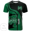 Manhattan Jaspers All Over Print T-shirt My Team Sport Style- NCAA