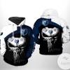 Memphis Grizzlies NBA Skull Punisher Team 3D Printed Hoodie Zipper Hooded Jacket