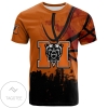 Mercer Bears All Over Print T-shirt Men's Basketball Net Grunge Pattern- NCAA