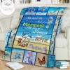 Mermaid Beauty Throw All Over Print Quilt Blanket