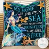 Mermaid Of The Sea Quilt Blanket