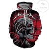 Metallica Men Hoodie 3D Printed Hoodie Zipper Hooded Jacket