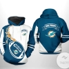 Miami Dolphins NFL Classic 3D Printed Hoodie Zipper Hooded Jacket