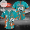 Miami Dolphins Personalized Baseball Jersey Shirt No1 Dad - NFL