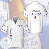 Michelob Ultra All Over Print 3D Hawaiian Shirt - White