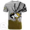 Michigan Tech Huskies All Over Print T-shirt Men's Basketball Net Grunge Pattern- NCAA