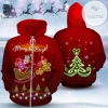Mickey Merry Christmas 3D Printed Hoodie Zipper Hooded Jacket