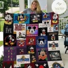 Mickey Timeline Years Quilt Blanket