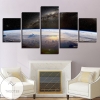 Milky Way From Earth Five Panel Canvas 5 Piece Wall Art Set