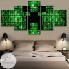 Minecraft Abstract Game Printed Canvas Art Gaming Five Panel Canvas 5 Piece Wall Art Set