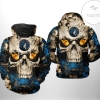 Minnesota Timberwolves NBA Skull 3D Printed Hoodie Zipper Hooded Jacket
