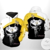 Minnesota Vikings NFL Skull Punisher Team 3D Printed Hoodie Zipper Hooded Jacket