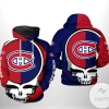 Montreal Canadiens NHL Grateful Dead 3D Printed Hoodie Zipper Hooded Jacket