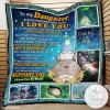 My Daughter Will Always Be There To Support You Totoro Quilt Blanket