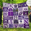 Ncaa Northwestern Wildcats Quilt Blanket