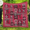 Ncaa Ohio State Buckeyes 3D Customized Personalized Quilt Blanket