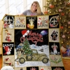 New Orleans Saints Merry Christmas Quilt Blanket