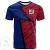 New York Giants All Over Print T-shirt Abstract Pattern Sport- NFL