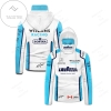 Nicholas Latifi Williams Racing Lavazza Sofina All Over Print 3D Gaiter Hoodie - White